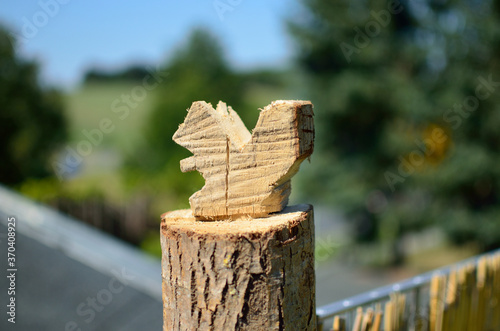 wooden squirrel