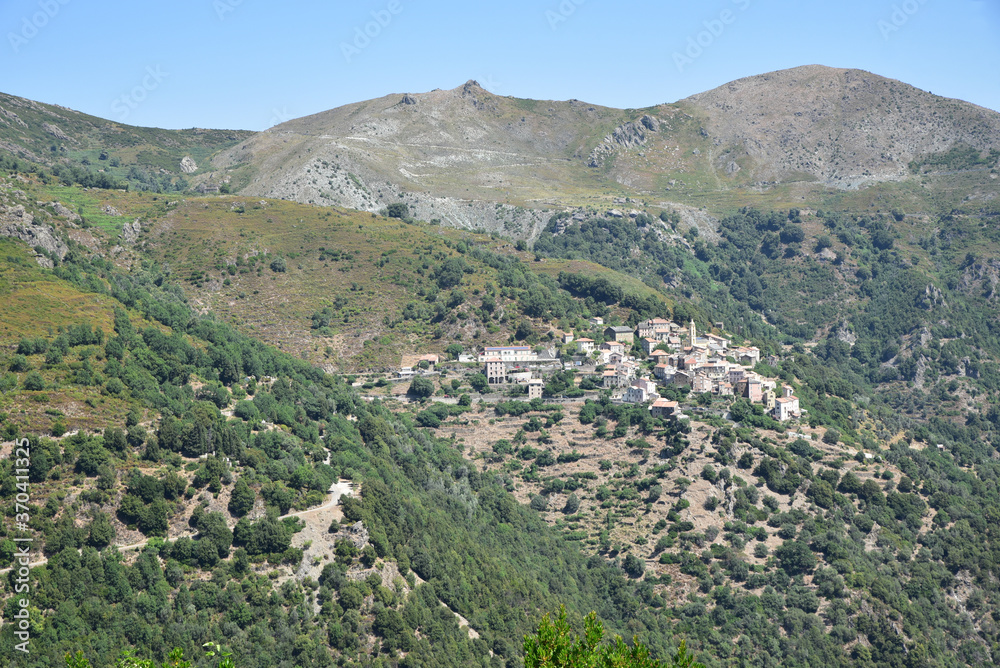 Village de Lento dans le Nebbio en Corse