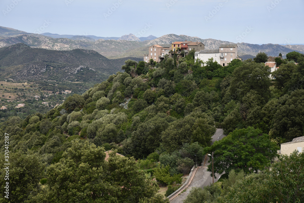 Village de Poggio d'Oletta dans le Nebbio, Corse