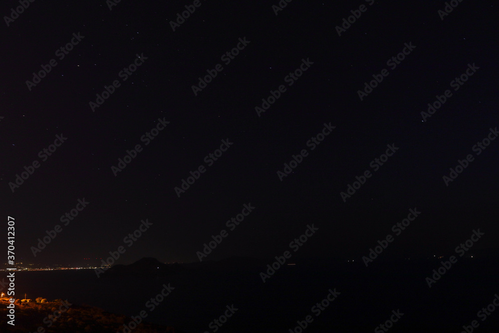 Naklejka premium night sky with stars