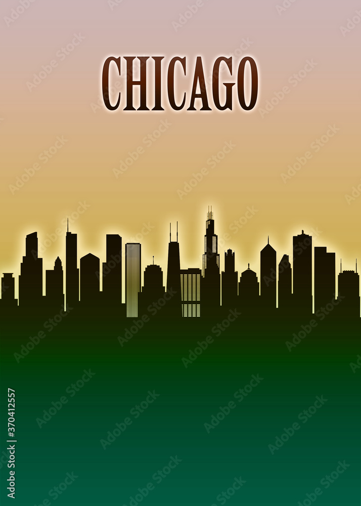 Chicago Skyline Minimal