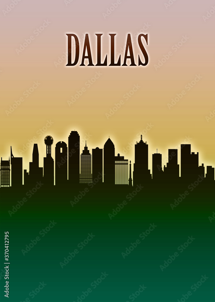 Dallas Skyline Minimal