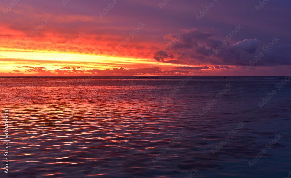 Multicolored Sunset