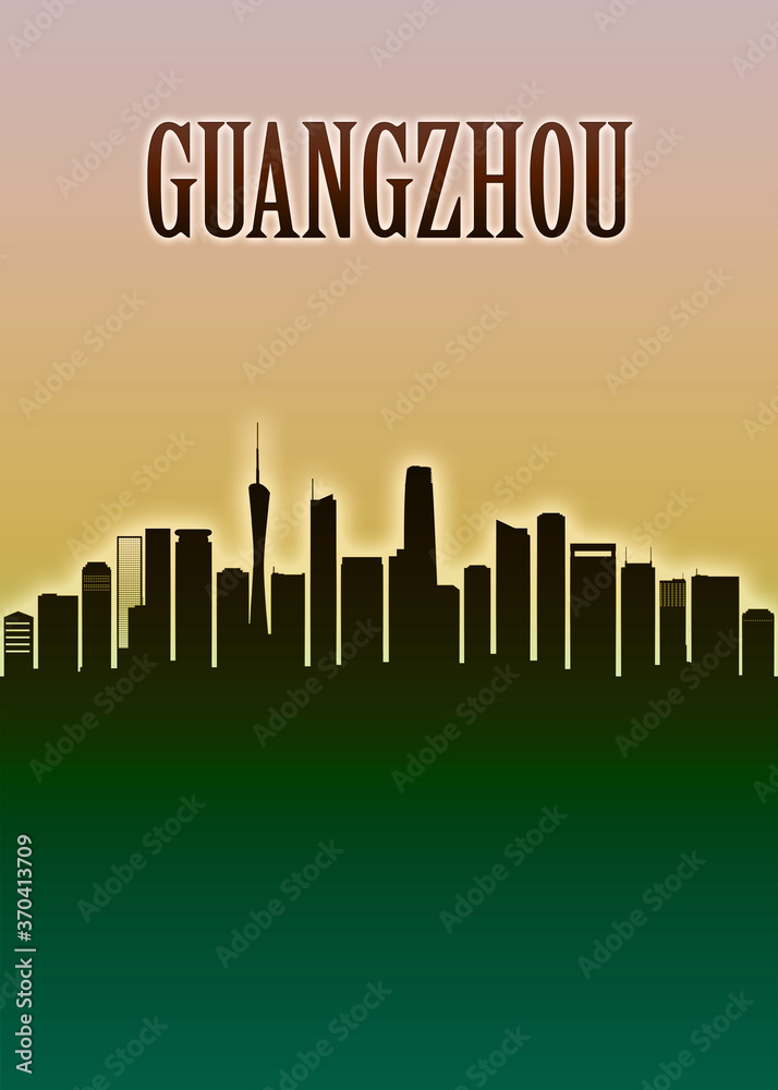 Guangzhou Skyline Minimal