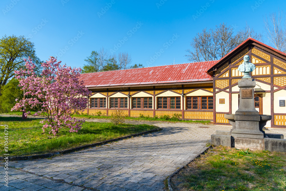 Sedmihorky spa - complex of buildings in recreational area of Bohemian Paradise, Czech Republic