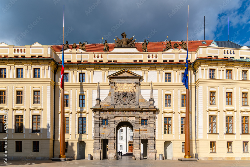 Matthias Gate between the First and the Second Courtyard of Prague Castle, Praha, Czech Republic