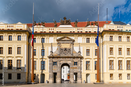 Matthias Gate between the First and the Second Courtyard of Prague Castle, Praha, Czech Republic photo