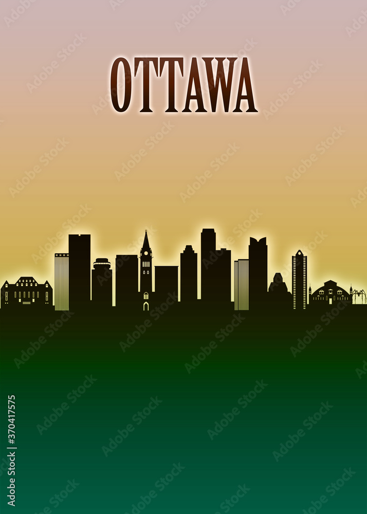 Ottawa Skyline Minimal