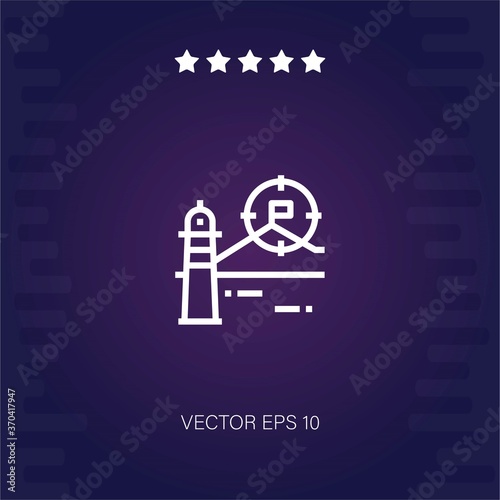 vision vector icon modern illustration