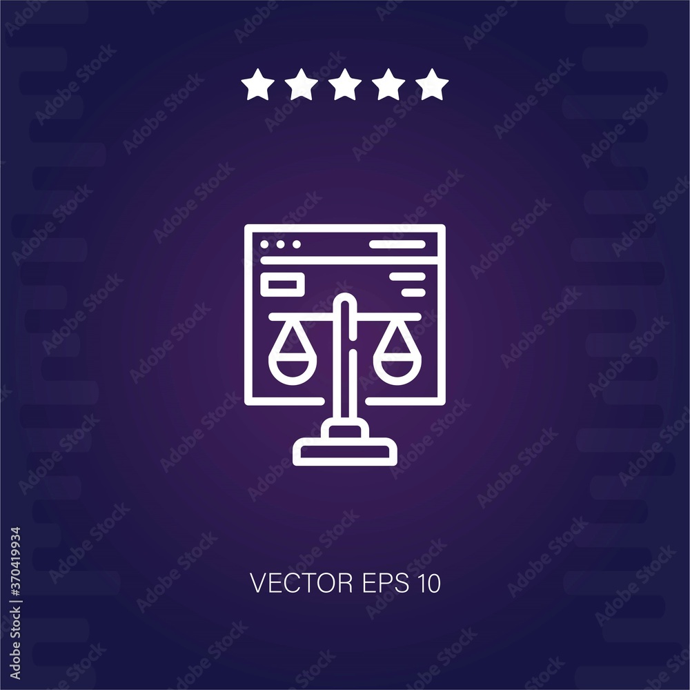 legal vector icon modern illustration legal vector icon modern illustration