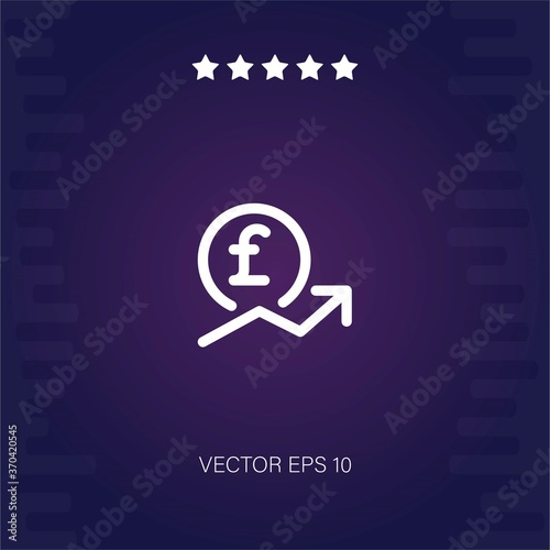 value vector icon modern illustration