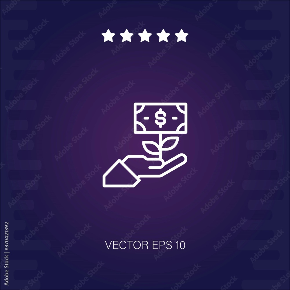 growth vector icon modern illustration growth vector icon modern illustration
