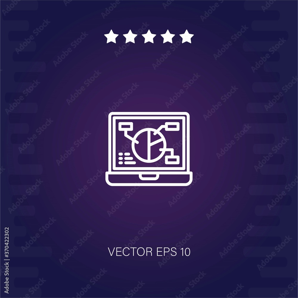 pie chart vector icon modern illustration pie chart vector icon modern illustration