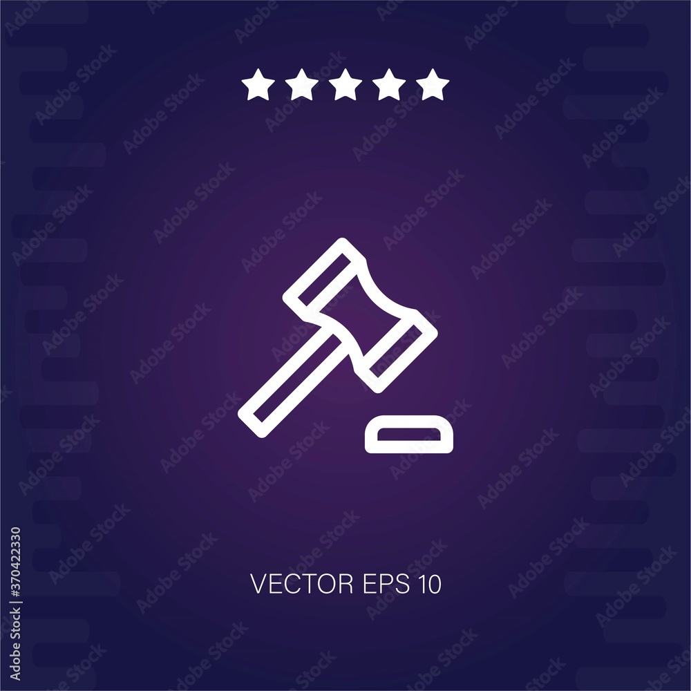 auction vector icon modern illustration auction vector icon modern illustration