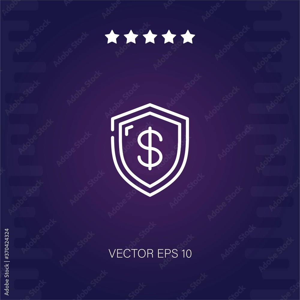 Obraz premium security vector icon modern illustration