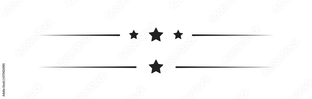 Frame, simple line element set. Border design decor in vector flat