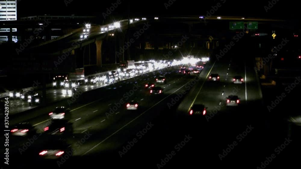 custom made wallpaper toronto digitalBusy traffic on an American highway at night