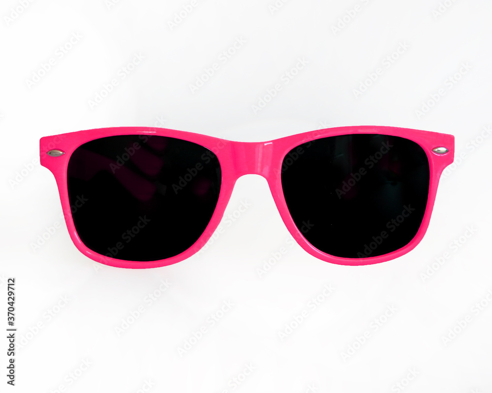 Pink Sunglasses on white background Pink Sunglasses on white background