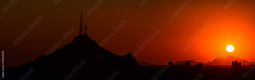 siluetas hermosillo sonora mexico 2020 puesta de sol 