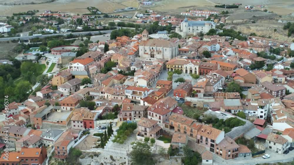 Simancas, historical village of Valladolid,Spain. Aerial Drone Footage Simancas, historical village of Valladolid,Spain. Aerial Drone Footage