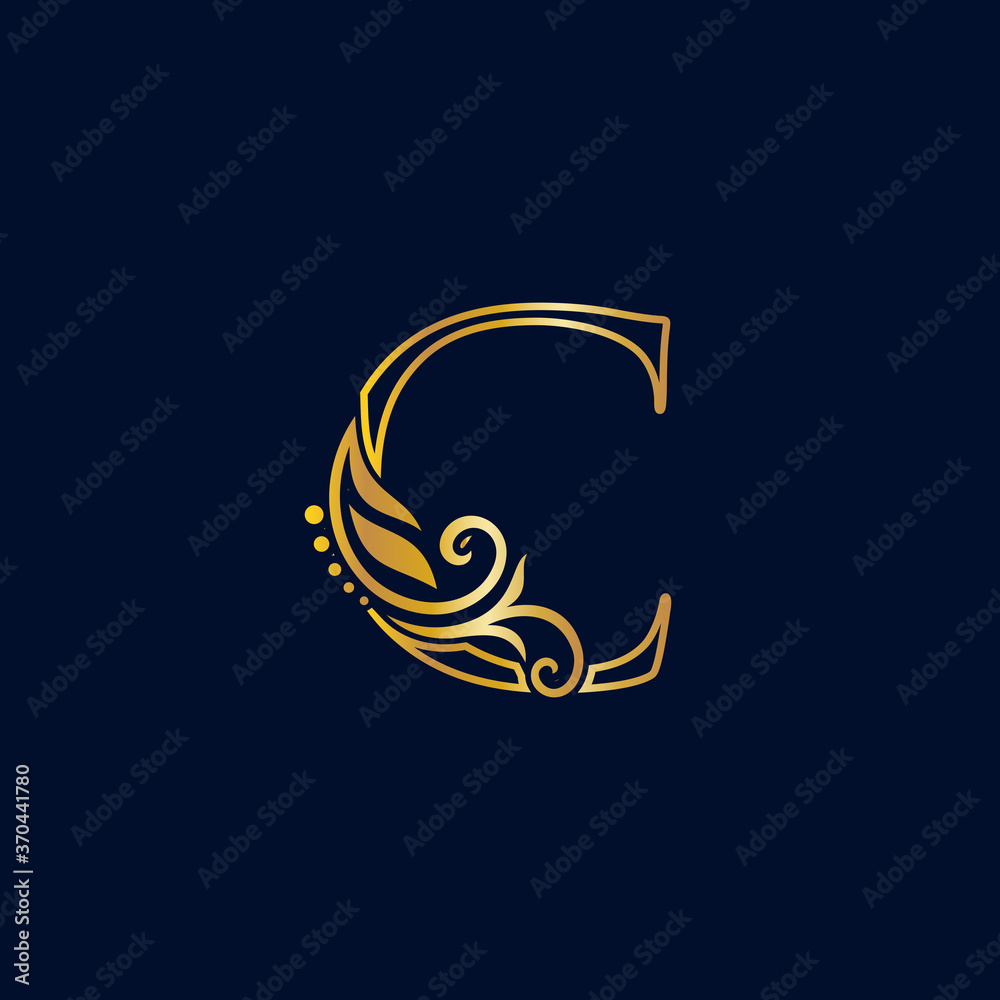 Obraz premium Luxury initial line logo