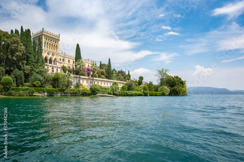 Villa Borghese at Isola del Garda, lake garda, italy photo