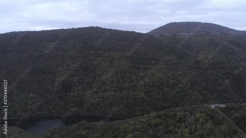 Vineyards in mountains. Ribeira Sacra. Galicia,Spain. Aerial Drone Footage Vineyards in mountains. Ribeira Sacra. Galicia,Spain. Aerial Drone Footage