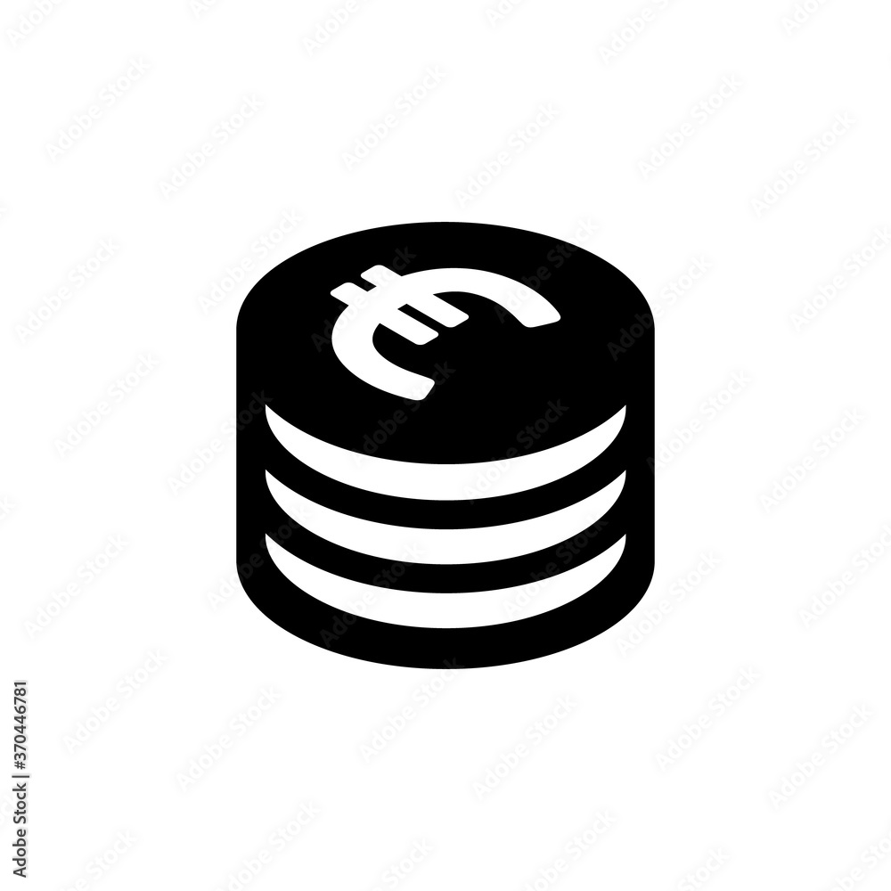 pile of uero coins symbol pile of uero coins symbol