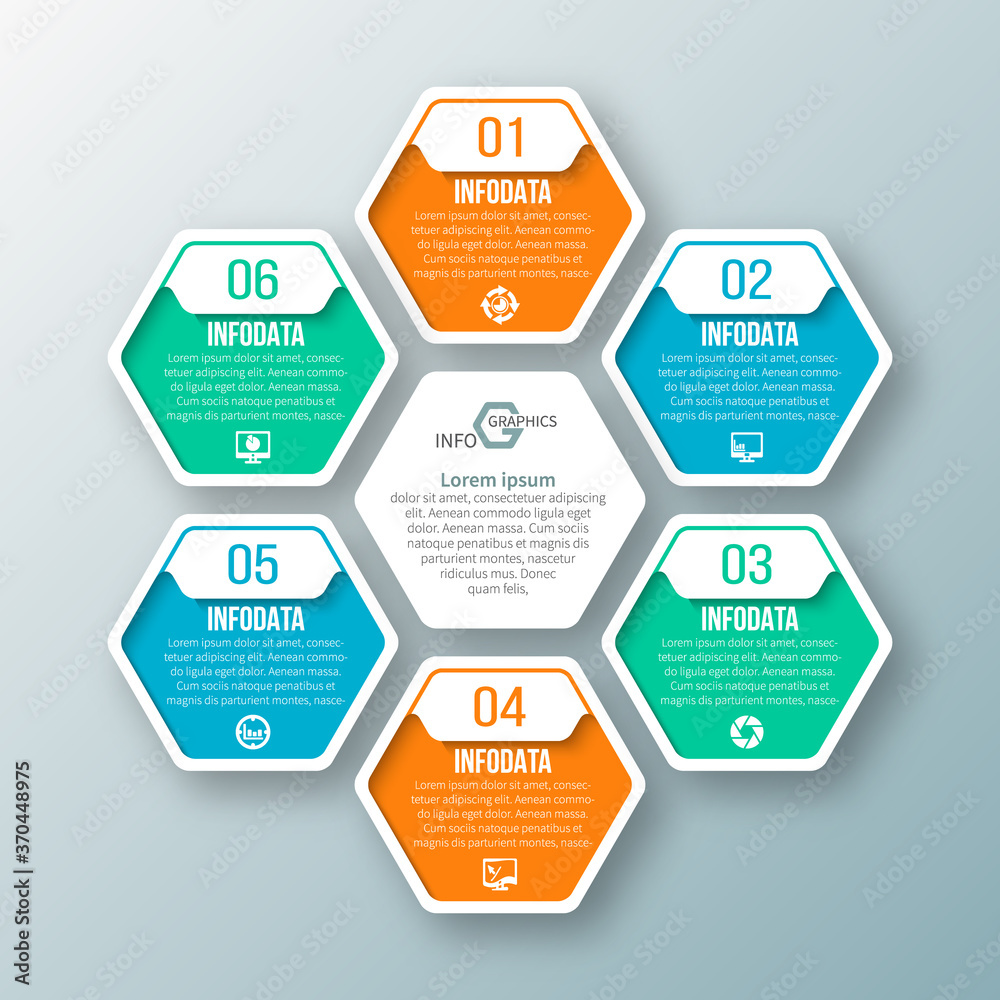 Abstract 3D Paper Infographics. Business template .Vector illustration Abstract 3D Paper Infographics. Business template .Vector illustration
