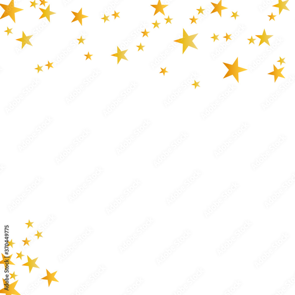 Obraz premium Gold stars background, vector illustration.