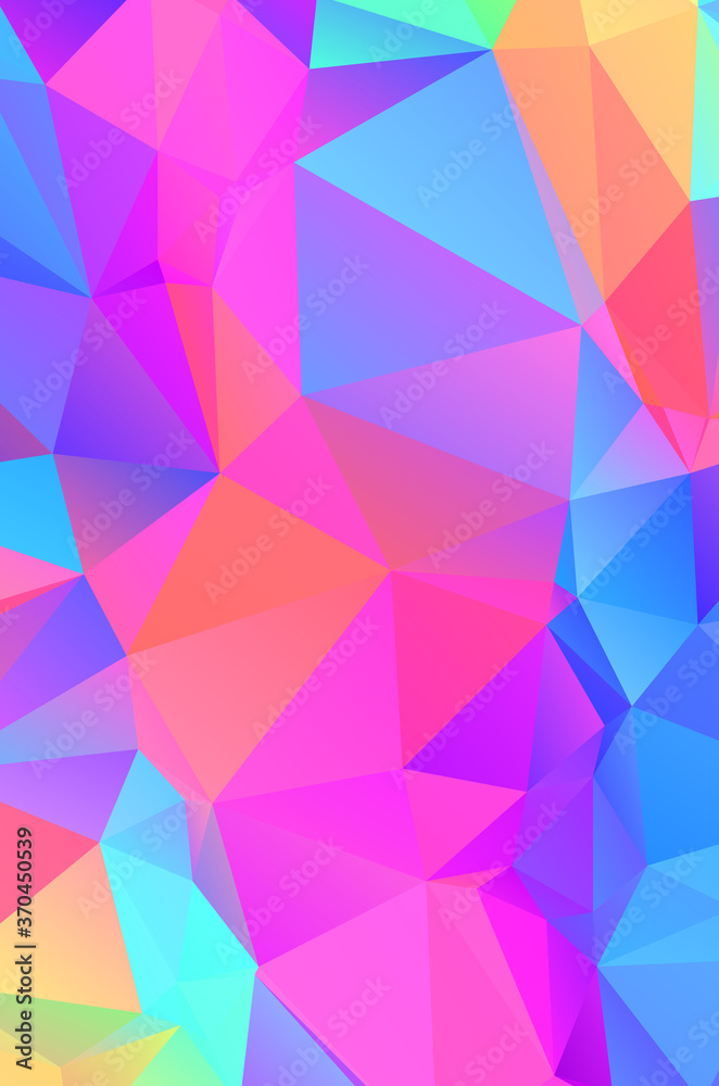 Purple vivid vector texture with triangular style. Illustration with set of colorful Purple vivid vector texture with triangular style. Illustration with set of colorful