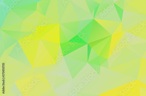 light Green geometric designs. Vector  multicolor geometric background