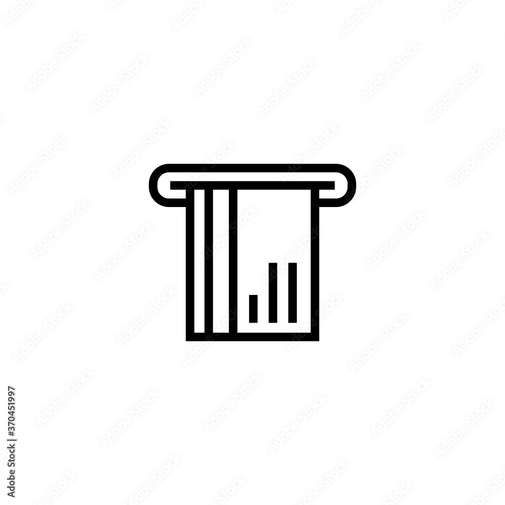 Ecommerce payment icon. Card payment icon in black line style icon, style isolated on white background Ecommerce payment icon. Card payment icon in black line style icon, style isolated on white background