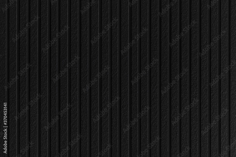 Fototapeta premium Modern black stone wall with stripes texture and seamless background