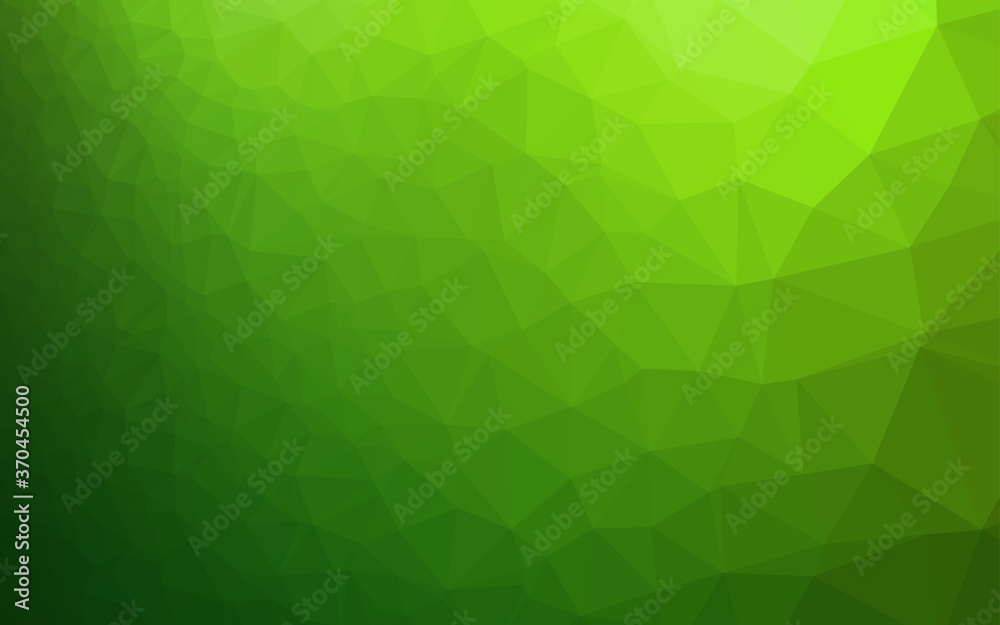 Light Green vector blurry triangle texture. Light Green vector blurry triangle texture.