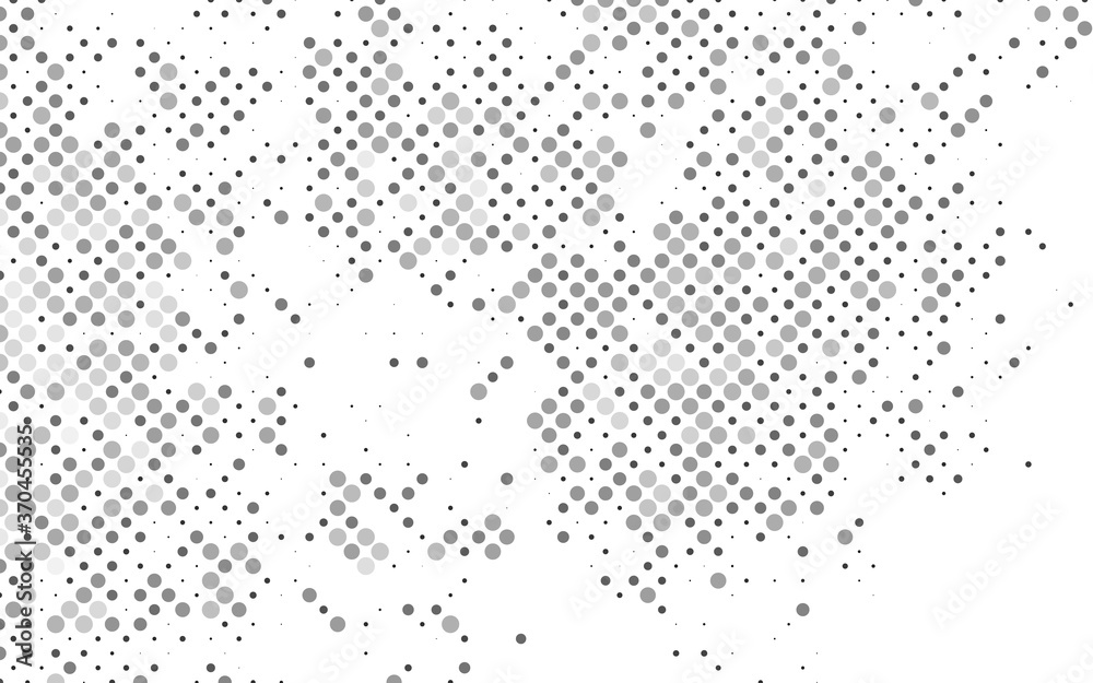Light Silver, Gray vector pattern with spheres. Light Silver, Gray vector pattern with spheres.
