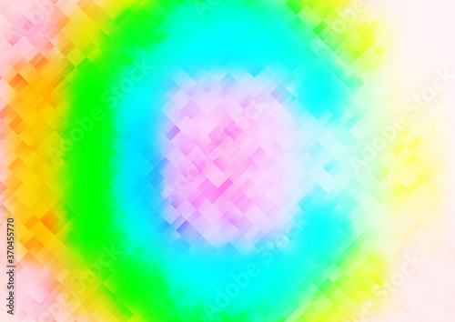 Light Multicolor, Rainbow vector texture in rectangular style.