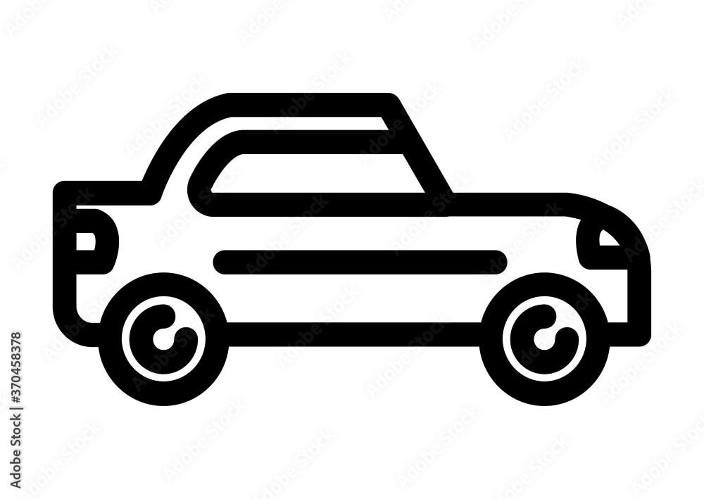 Car icon.car icon vector on gray background. Vector illustration.
