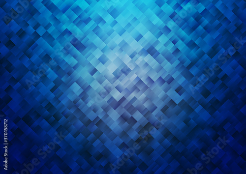 Light BLUE vector background with rectangles.