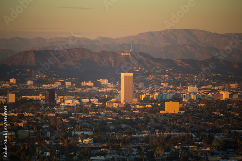 Sunset over LA