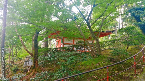 森の中にある寺院