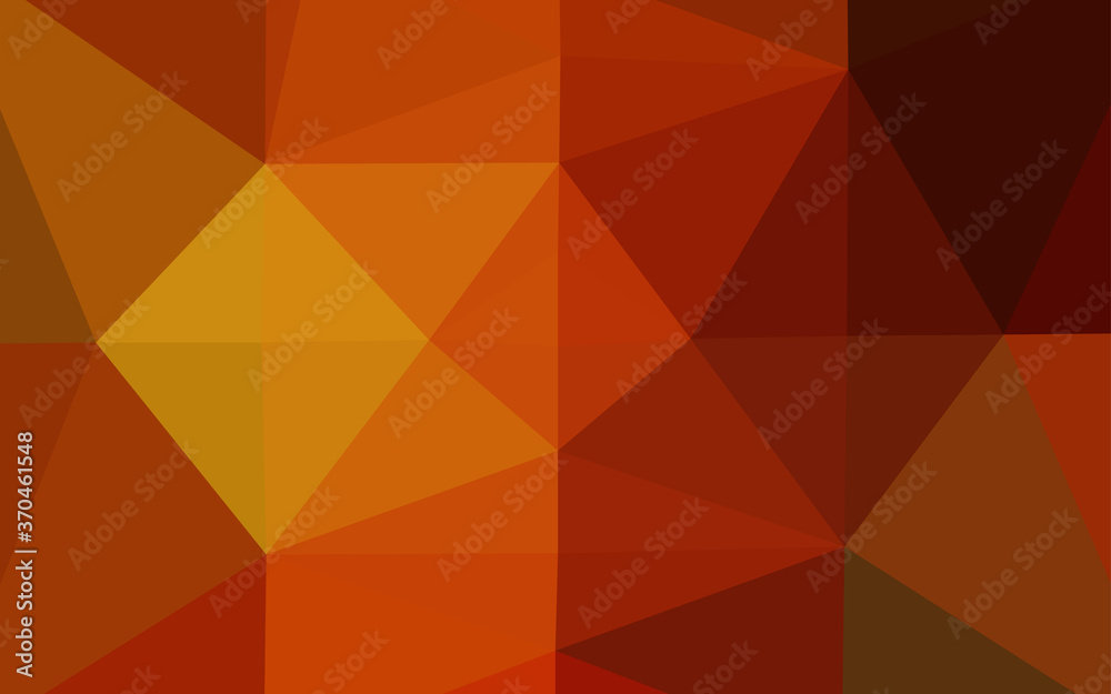 Light Red, Yellow vector triangle mosaic texture. Light Red, Yellow vector triangle mosaic texture.