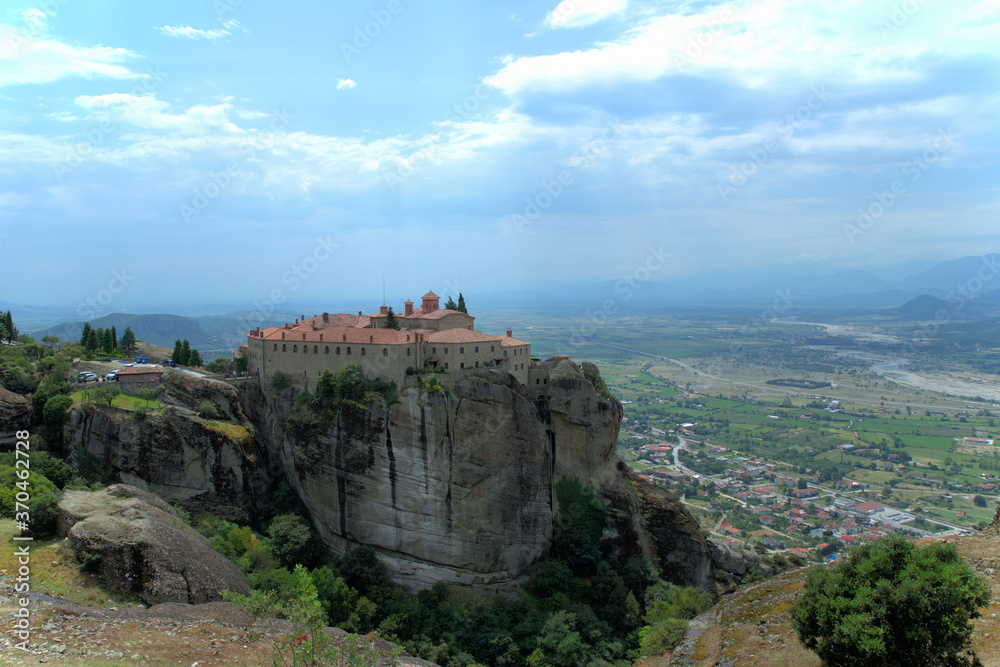 8/9/2020 Greece, Trikala city, Meteora, cluster of rocks and orthodox monasteries