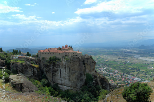 8/9/2020 Greece, Trikala city, Meteora, cluster of rocks and orthodox monasteries