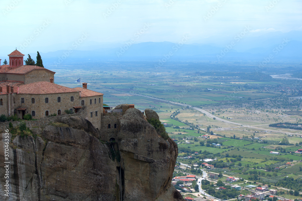 8/9/2020 Greece, Trikala city, Meteora, cluster of rocks and orthodox monasteries
