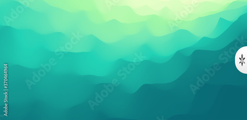 Mountain landscape. Mountainous terrain. Vector illustration. Abstract background.