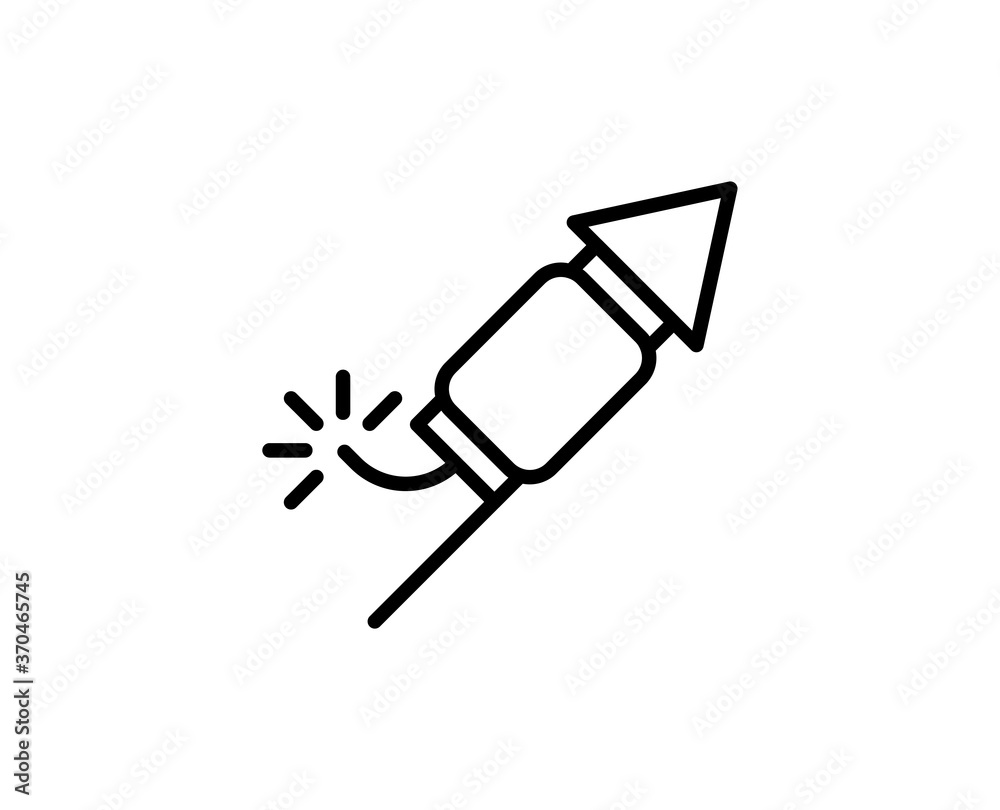 Flat line icon Flat line icon