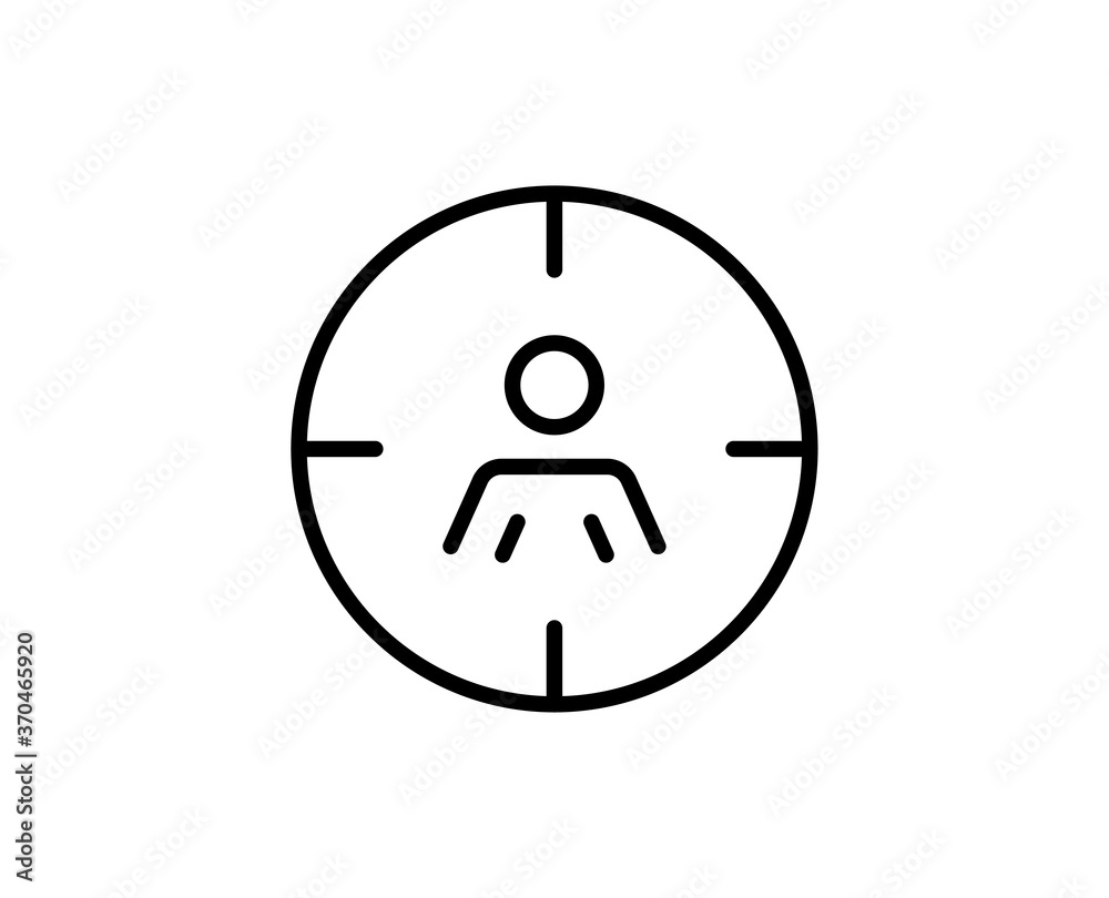 Marketing line icon Marketing line icon