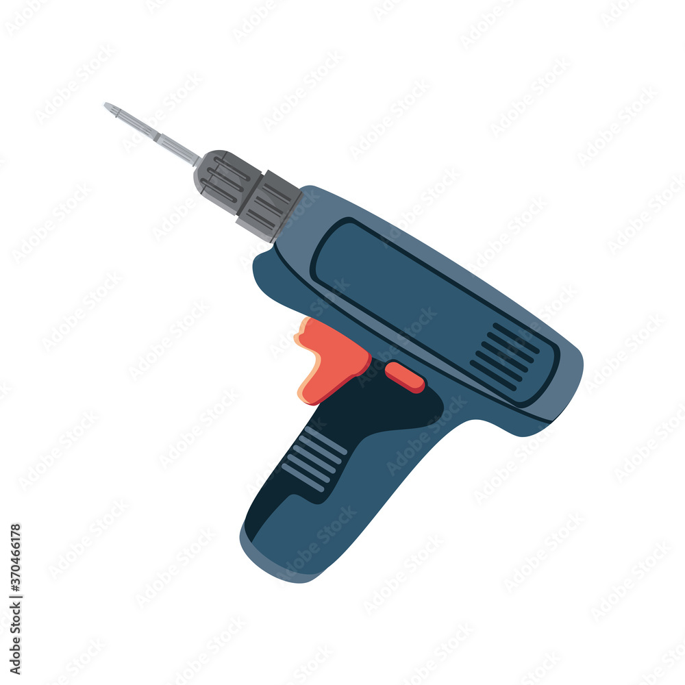 drill tool on white background drill tool on white background