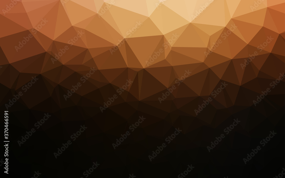 Dark Orange vector abstract mosaic backdrop. Dark Orange vector abstract mosaic backdrop.